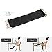 JUN-Q Canvas Foot Rest Desk Hammock,Mini Office Under Desk Foot Rest Stand Foot Hammock, Adjustable Desk Feet Hammock (Black)