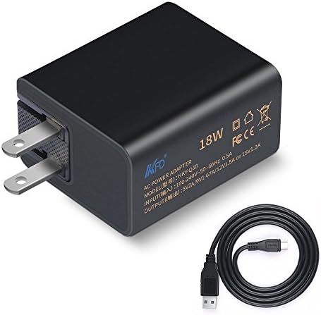 KFD Quick Charge 2.0 USB Charger For Asus Google Nexus 6 T100,Acer Iconia A A110,A1-810 830 840 850 860,A3-A10;Iconia B B1-710 720 770 810 820;One 7,8,10 B3-A20;W4;Tab 8 W;Aspire Switch 10 E SW3-013