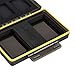 XQD Card Holder & Camera Battery Case for 3 XQD Cards + 2 Camera Batteries ≤59x39x20mm fits Nikon EN-EL15 EN-EL15a EN-EL15b on Z6 Z7 D850 D7500 D810A D810 D800 D800E D750 D610 D500 D7200 D7100 D7000