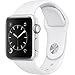 Apple Watch Series 2 38mm Silver Aluminum Case with White Sport Band - MNNW2LL/A
