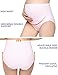 Mama Cotton Women's Over The Bump Maternity Panties High Waist Full Coverage Pregnancy Underwear (Multicolor E 4 Pack, Size-XL)