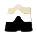 More of Me to Love Viscose and Cotton Blend Bra Liner 3-Pack Size: XL Color: Black, White, Beige