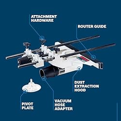 BOSCH RA1054 Deluxe Router Edge Guide with Dust