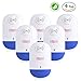 Ultrasonic Pest Repeller - Packs of 6 Spider Repellent with Nigh Light -Electronic Pest Control Plug in Pest Repellent to Repels Insect, Mice , Spider, Ant, Roaches , Mosquitoes ,Bugs , fleas