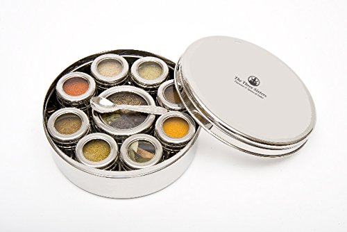 The Three Sisters Spice Box Masala Dabba with Solid Lid