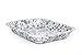 Enamelware Small Open Roaster, 11.5 x 9.25 inches, Grey/White Splatter (Single)