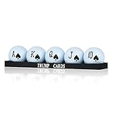 Golf Balls 5 Count Match Gift Trump Card Spade Flush Golf Balls
