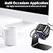 CAVN Charger Dock Compatible with Fitbit Versa 2, Charging Cable Dock Station Base Cradle with 4.5ft USB Cord Replacement Accessories for Versa 2 Smart Watch (Black)