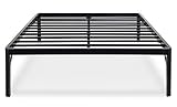 Olee Sleep 18inch Tall Non-slip Support S-3500 High Profile Platform Bed Frame, Queen