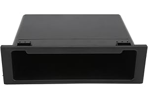GAEIRT Dash Radio Storage Box, Single Din Storage Pocket Multi Application Dash Storage Pocket Car Stereo Blanking Plate Stereo Holder for Car