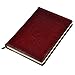 Littfun Leather Journals, Writing Journal Notebook, Daily Notepad Diary Cute Journal Travel Notebooks Wide Ruled for Students, A5 Size, 100 (Burgundy)