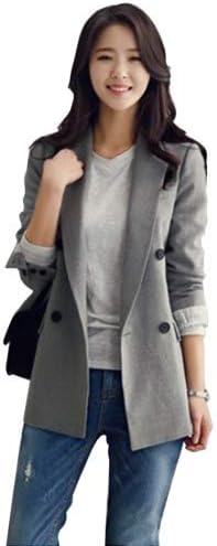 Amazon 冬萌 Fuyumoe テーラード ジャケット レディース フォーマルジャケット ブレザー コート 韓国風 長袖 入学式 入園式 通勤 通学 オフィス 普段着 カジュアル スリム ビジネスコーデ オシャレ コート ジャケット 通販