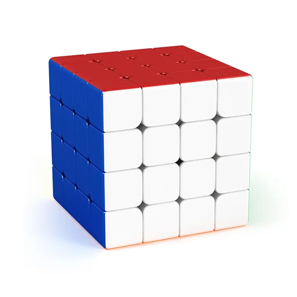 XMDCuber Moyu MeiLong 4M Speed Cube 4x4 Stickerless, Meilong 4x4 M Magic Cube (M Version)