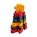 Wooden Colorful Elephant Puzzle for Toddlers by Pawoo Toys: Educational Jigsaw Montessori Size Sorting Toy