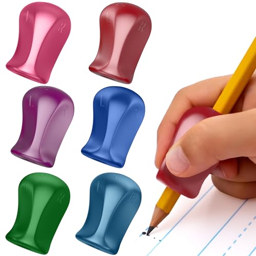The Pencil Grip Metallic Grippers 6-Pack, Pencil Grips for Kids Handwriting, Er…