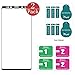 Galaxy Note 9 Screen Protector,[2-Pack] Note 9 Tempered Glass,Msugar [HD Clear][Anti-Bubble][9H Hardness][Anti-Scratch] Screen Protector for Samsung Galaxy Note 9-Black