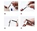 Hair Styling Tools Hair Cutting Stick for Hair Design/Hair Tattoo with 10 Accessories and 1 Tweezers (blue)