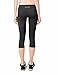 BALEAF Women's Yoga Pants Workout Capris Leggings Pockets Mid Waist Crop Athletic Running Tights Black Grey S