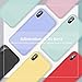 TORRAS iPhone Xs Max Case Soft Liquid Silicone Rubber Protective Microfiber Cushion Slim Case for iPhone Xs Max 6.5 inches, Mint