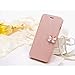 For iPhone 7 Case, HP95(TM) Luxury Women Girls Flip Leather Slim Wallet Card Magnetic Case Cover with Butterfly For iPhone 7 4.7inch (Gold)