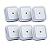 Sweeterbaby Night Lights for Kids, LED Plug-in Night Lamp for Kids Bedroom & Baby Nursery - Auto Dusk to Dawn Sensor, 6-Pack White Light - Long Lasting Energy Efficient Bulbs