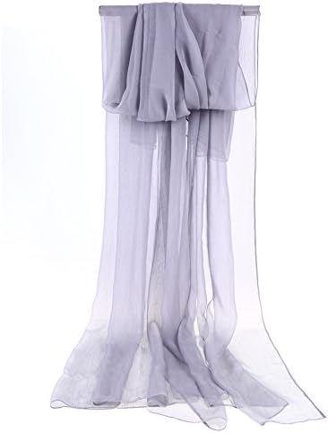 Women Scarf Plain lightweight Shawl Solid Wrap for Hair Evening Dresses Party
