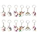 Tanlling Unicorn Party Favors Set - Unicorn Rings Necklace Keychain Bracelets Wristbands for Kids Gifts Unicorn Theme Birthday Party Supplies(40 Pack)