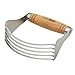 Cake Boss Tools Beechwood Dough and Pastry Blender, Stainless Steel