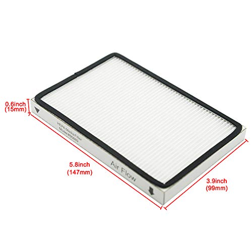 EZ SPARES 3 PCS Replacement for Kenmore EF1 (EF1) Exhaust Vacuum