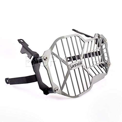 For BMW R1250GS 2019 R1250 GS ADV 2019 Motorcycle Prevent loss Headlight Grille Guard Cover Protector (Titanium)