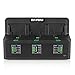 [Batteries NOT Included] Parrot Bebop 1 Drone Battery Charger 3 Channel 25W/CH 2.5A/CH with Storage Function