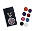 Tree of Life Aromatherapy Essential Oil Diffuser Necklace Locket Pendant Jewelry with 24