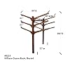 Log-Kayak-Rack-6-Place-Canoe-Rack-Buried-in-the-ground