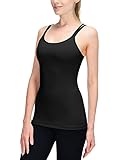 Baleaf Women's Yoga Cami Tank Top Built in Shelf Bra
