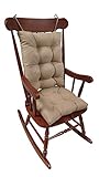 Klear Vu The Gripper Non-Slip Rocking Chair Cushion Set Honeycomb, Tan