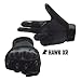 Tactical Gloves for Men & Women - Upgraded- Touch Screen. Free MESH Bag. Motorcycle, Cycling, Bike, Riding, Hiking, Camping, Combat, Shooting, Outdoor, Paintball, Military, Hard Knuckle. (Black, XL)
