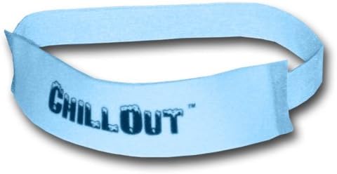Enviroguard Chill Out Evaporative Cooling Headband, Disposable, Blue, Universal (Case of 50)