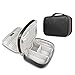 BUBM Cable Organizer Bag 3pcs Electronics Travel Organizer for Hard Drives, Cables, Phone, USB, SD Card（2 Year Warranty
