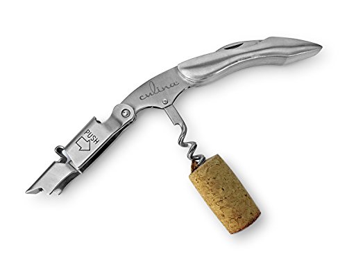 Culina Corkscrew, Stainless Steel Double Lever Waiter's Knife