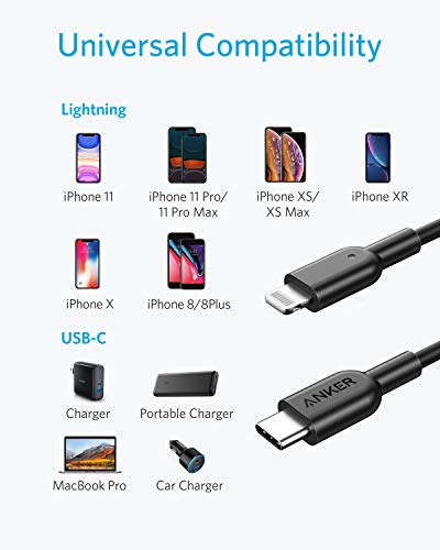 iPhone-11-Charger-Anker-USB-C-to-Lightning-Cable-3Ft-Apple-MFi-Certified-Powerline-Ii-for-iPhone-11ProMaxXXSXRXS-Max-8Plus-Supports-Power-Delivery