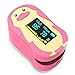 HOMIEE Digital Fingertip SpO2 Oxygen Meter for Kids Above 2 Years, Sport and Aviation Use Only, Pink