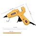 30W Mini Hot Melt Glue Gun Kit with 25pcs Hot Glue Sticks High Temperature Energy Efficient for DIY Small Craft and Quick Repairs, Yellow