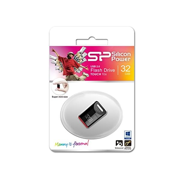 Silicon Power 2.0 T06 Touch Flash Drive schwarz 32 GB – Bild 4