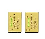LUITON KB-5C Li-ion Battery Pack for LT-316 TIDRADIO TD-M8 Retevis RT22 Zastone X6 WLN KD-C1 Zeadio ZS-B1 DC 3.7V, 1500mAh (2 Packs)