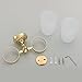 Leyden Wall Mount Bathroom Golden Ti-PVD Finish Brass Material Double Tumbler Toothbrush Holder