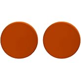 Large Colorful Disc Round Acrylic Button Stud Earrings for Women Geometric Minimalist Jewelry