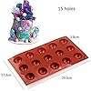 Chocolate-MouldsBakeware-Set-Silicone-Mold-for-Cake-Decoration-Jelly-Pudding-Candy-Chocolate-Half-Ball-Sphere-Silicone-Mold-6-Holes-Semicircle-15-Holes-Semicircle-24-Holes-Semicircle Chocolate Moulds,Bakeware Set Silicone Mold for Cake Decoration Jelly Pudding Candy Chocolate, Half Ball Sphere Silicone…
