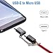 Micro USB to USB C Adapter (6 Pack),Type C Keychain Charger for Samsung Galaxy S10 S9 S8 Plus S10E Note 9 8 10 S20 Ultra 20,Google Pixel 2 3 3A XL,LG V50 V40 V35 V30 G7 G8 Thinq,Moto Z2 Z3 Z4,S21 21