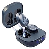 Bluephonic True Wireless Earbuds - Latest Bluetooth 5.0 Mini in Ear Headphones 3D Stereo Sound, 18H Play Time, SweatProof Sports Earphones Headset, Built in Microphone & Dual Speakers for Phone Calls