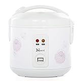 8 Cup Cooked/4 Cup Uncooked Rice Cooker, Easy Clean